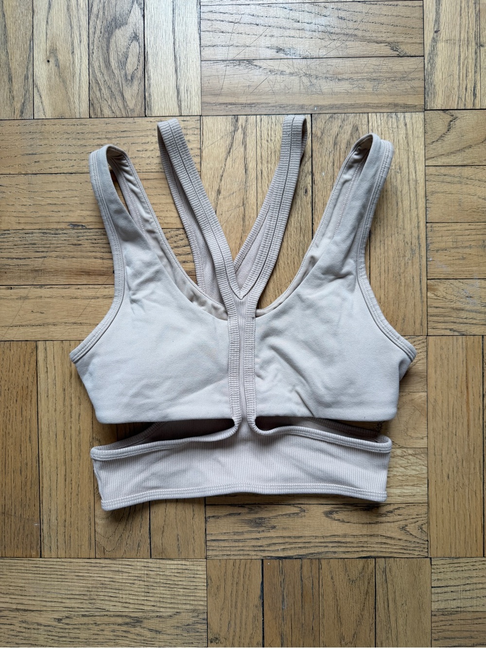 Alo Yoga Nude Seamless Cutout Sports Bra - Women Intimates & Sleepwear